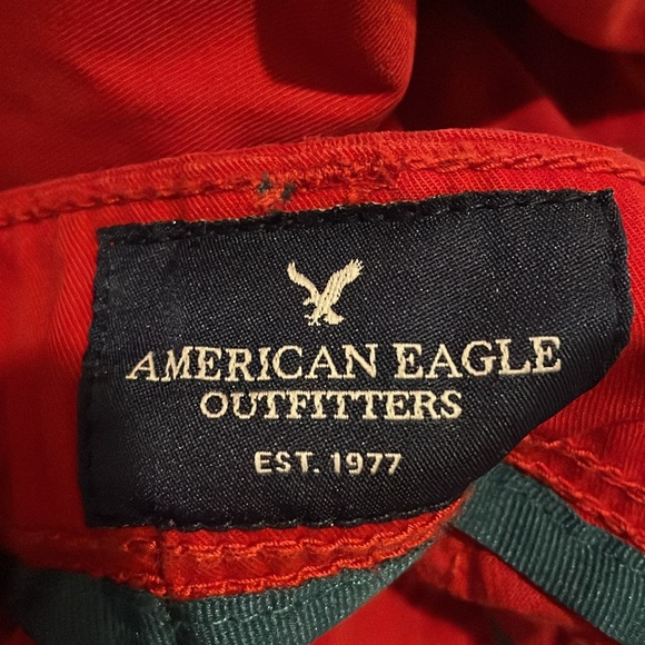 Never worn, red American Eagle pants - Picture 2 of 2